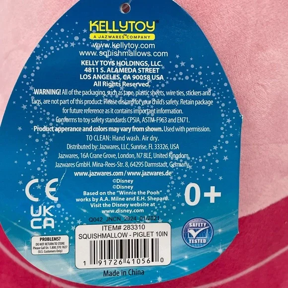 NWT 12” SQUISHMALLOW ‘Piglet’ - Picture 4 of 4